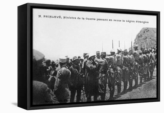 Paul Painlevé Reviewing French Foreign Legion Troops, Morocco, C1926-null-Framed Premier Image Canvas