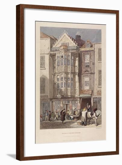 Paul Pindar Tavern, Bishopsgate, London, 1851-John Wykeham Archer-Framed Giclee Print