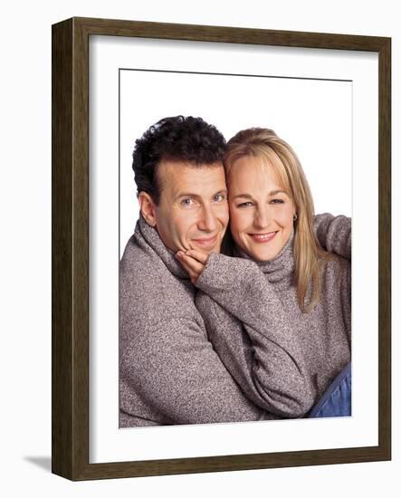 PAUL REISER; HELEN HUNT. "MAD ABOUT YOU" [1992].-null-Framed Photographic Print