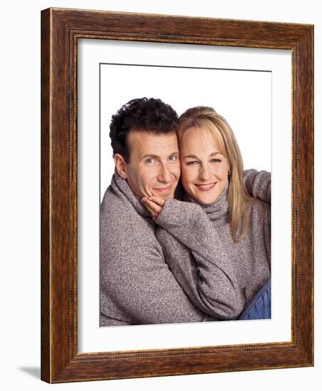 PAUL REISER; HELEN HUNT. "MAD ABOUT YOU" [1992].-null-Framed Photographic Print