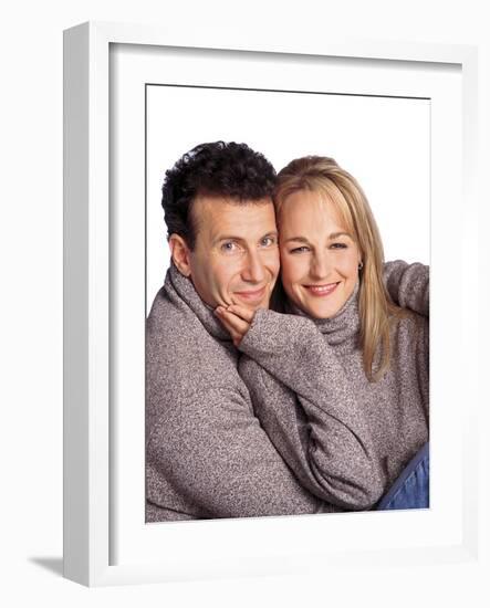 PAUL REISER; HELEN HUNT. "MAD ABOUT YOU" [1992].-null-Framed Photographic Print