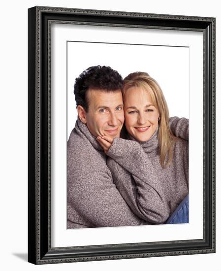 PAUL REISER; HELEN HUNT. "MAD ABOUT YOU" [1992].-null-Framed Photographic Print