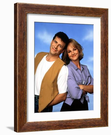 PAUL REISER; HELEN HUNT. "MAD ABOUT YOU" [1992].-null-Framed Photographic Print