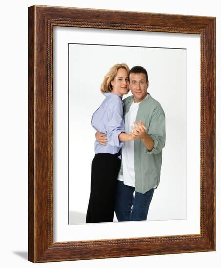 PAUL REISER; HELEN HUNT. "MAD ABOUT YOU" [1992].-null-Framed Photographic Print