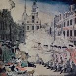 The Boston Massacre Engraving-Paul Revere-Framed Premier Image Canvas