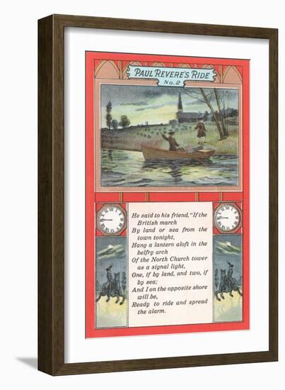 Paul Revere's Ride, Poem-null-Framed Art Print