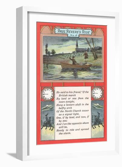 Paul Revere's Ride, Poem-null-Framed Art Print