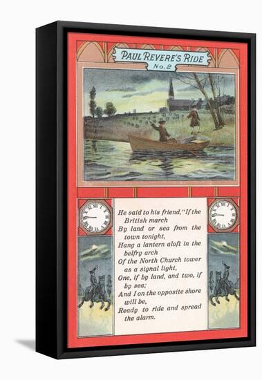 Paul Revere's Ride, Poem-null-Framed Stretched Canvas