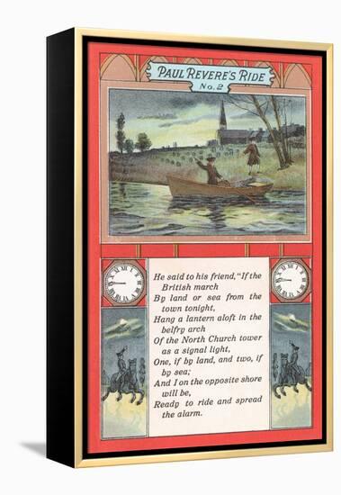 Paul Revere's Ride, Poem-null-Framed Stretched Canvas