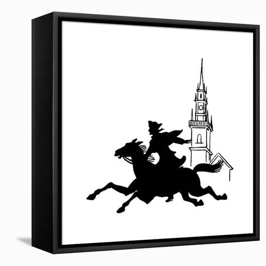 Paul Revere's Ride-null-Framed Premier Image Canvas
