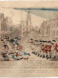 Boston Massacre, 1770-Paul Revere-Framed Premier Image Canvas