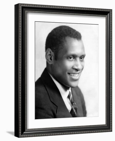 Paul Robeson, c.1930s-null-Framed Photo