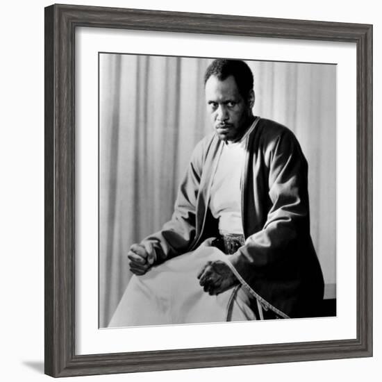 Paul Robeson, c.1940s--Framed Photo