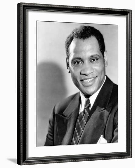 Paul Robeson, ca. 1930s-null-Framed Photo