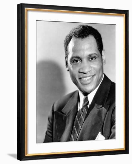 Paul Robeson, ca. 1930s-null-Framed Photo