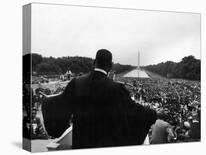 Reverend Martin Luther King Jr. Speaking at Prayer Pilgrimage for Freedom at Lincoln Memorial-Paul Schutzer-Premier Image Canvas