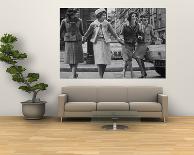 American Serviceman Admiring Two Female Pedestrians at the Cannes Film Festival-Paul Schutzer-Photographic Print