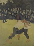 Breton Wrestling, 1890-1891-Paul Sérusier-Framed Giclee Print
