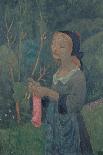 Girl with a Pink Stocking-Paul Sérusier-Giclee Print