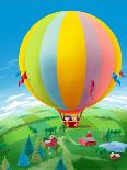 Hot Air Balloon - Humpty Dumpty-Paul Sharpe-Framed Premier Image Canvas
