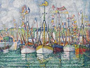 Blessing of the Tuna Fleet at Groix, 1923 by Paul Signac