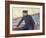 Paul Signac on His Boat-Théo van Rysselberghe-Framed Giclee Print