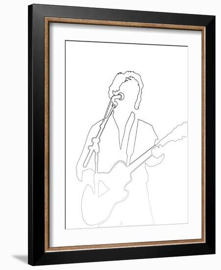 Paul Simon-Logan Huxley-Framed Premium Giclee Print