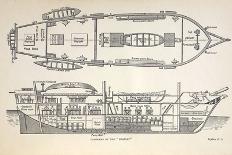 1832 Darwin's Ship HMS Beagle Plan-Paul Stewart-Photographic Print