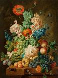 Flower Still Life with Bird's Nest, 1785-Paul Theodor van Brussel-Framed Giclee Print