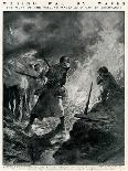 French Counter-Attack at Village of Vaux Near Verdun, 1916-Paul Thiriat-Art Print