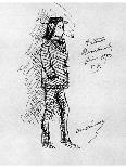 La Musique Adoucit Les Moeurs, Arthur Rimbaud (1854-91) Playing Piano-Paul Verlaine-Framed Giclee Print