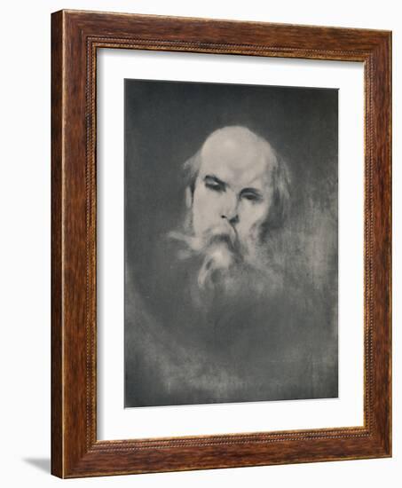 'Paul Verlaine', c.1891, (1946)-Eugene Carriere-Framed Giclee Print