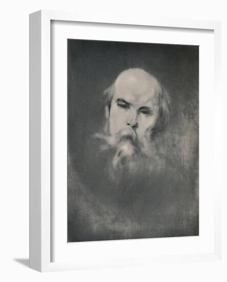 'Paul Verlaine', c.1891, (1946)-Eugene Carriere-Framed Giclee Print