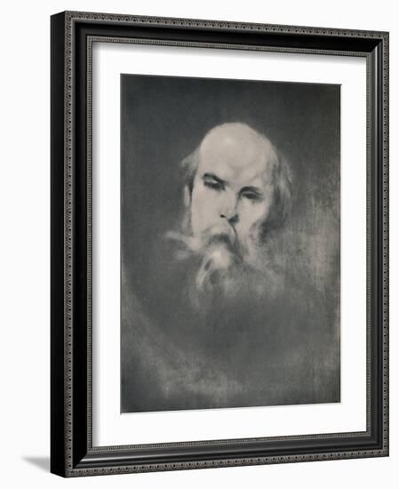 'Paul Verlaine', c.1891, (1946)-Eugene Carriere-Framed Giclee Print