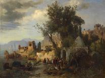 Evening by the Kura River Near Tiflis-Paul von Franken-Giclee Print