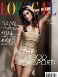 L'Officiel, April 2010 - Cindy Crawford-Paul Wetherell-Framed Art Print