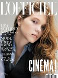 L'Officiel, May 2010 - Léa Seydoux Porte une Chemise en Soie, Ralph Lauren Collection-Paul Wetherell-Stretched Canvas