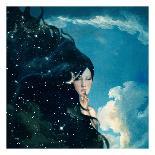 Moon River Lady-Paula Belle Flores-Art Print