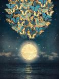 Love Wish Lanterns Over Paris-Paula Belle Flores-Art Print