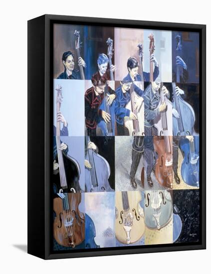 Paula Gardiner, Jazz Bassist, 1998-Huw S. Parsons-Framed Premier Image Canvas