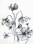 Blue Floral Forms-Paula Mills-Giclee Print