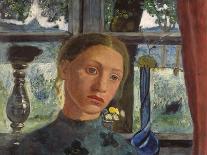Girl's Head in Front of the Window-Paula Modersohn-Becker-Giclee Print