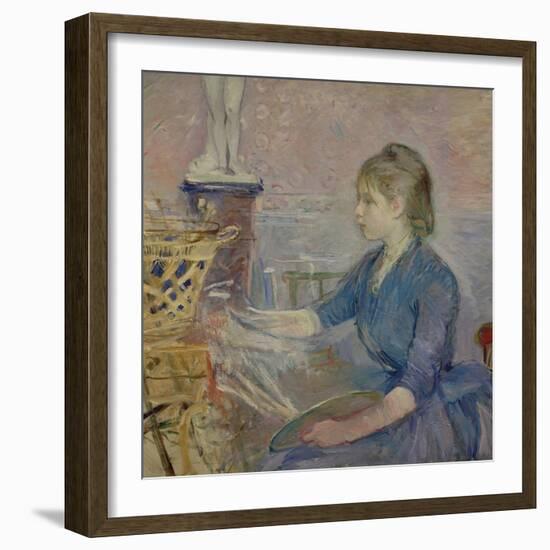 Paule Gobillard (1867-1946) Painting, 1887-Berthe Morisot-Framed Giclee Print