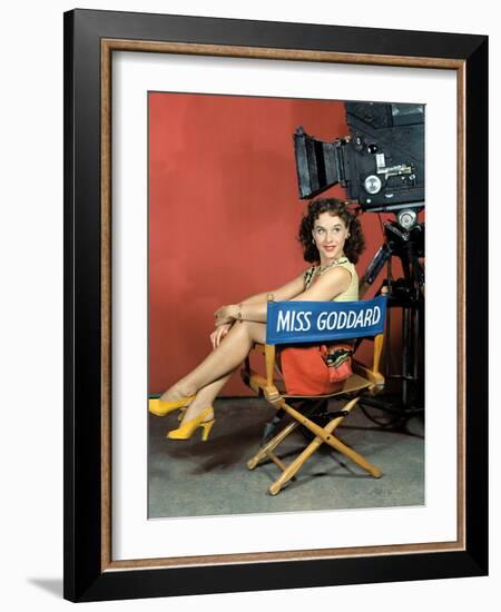 Paulette Goddard, c.1940-null-Framed Photo