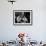 Paulette Goddard, Smiling, Sitting at after Opening Party for Bolshoi Ballet-Alfred Eisenstaedt-Framed Premium Photographic Print displayed on a wall