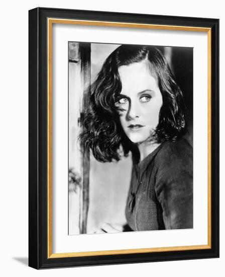 Paulette Goddard. "The Masses" 1936, "Modern Times" Directed by Charles Chaplin-null-Framed Photographic Print