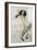 Paulette Reading Sitting on Her Toy Dog-Paul Cesar Helleu-Framed Giclee Print