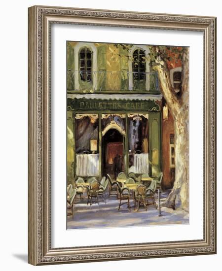 Paulette's Cafe-Keith Wicks-Framed Giclee Print