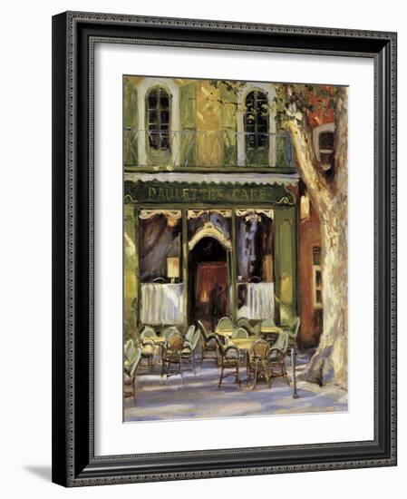 Paulette's Cafe-Keith Wicks-Framed Giclee Print