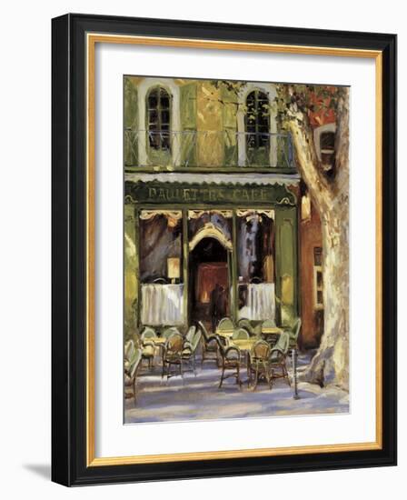 Paulette's Cafe-Keith Wicks-Framed Giclee Print